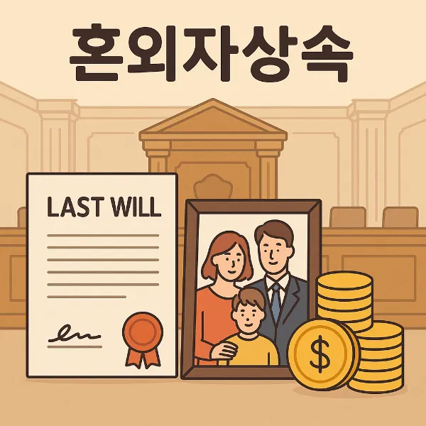 구미유류분변호사, 혼외자상속
